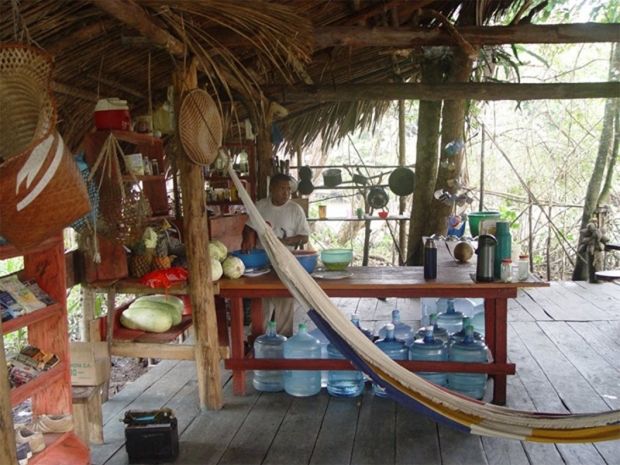 Wenezuela, Delta Orinoko - bar hotelowy