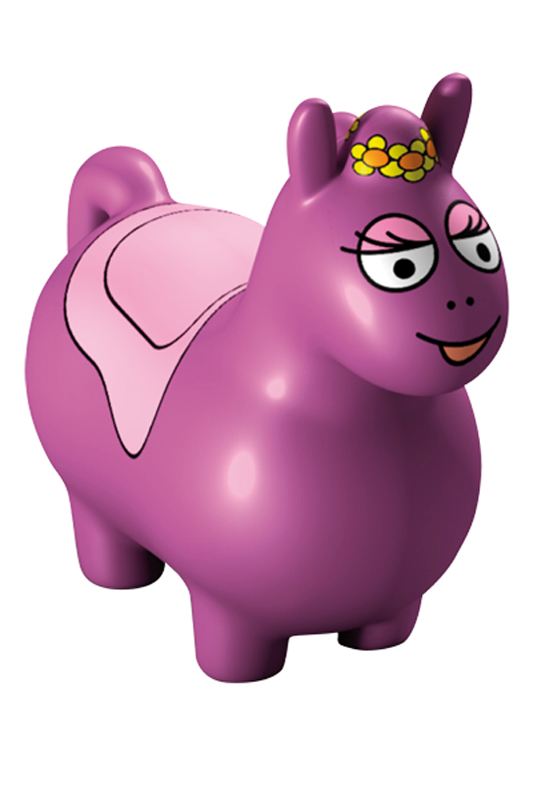 Barbapapa gumowy skoczek